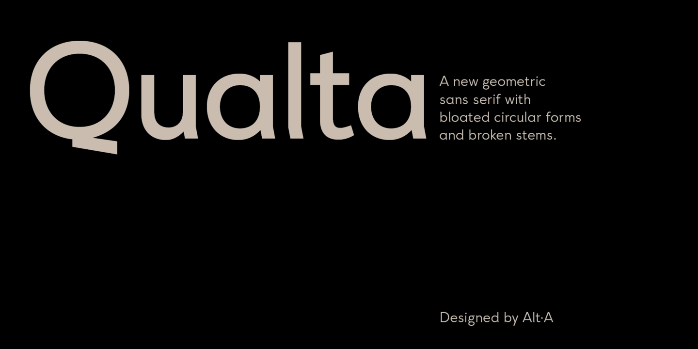 폰트 Qualta